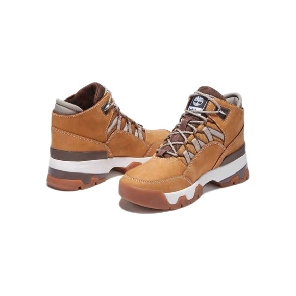 Timberland Shoes - Timberland Womens Euro Swift Rebotl Tan Leather Lace Up Boots Size‎ 8.5 Hiking